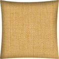 thumbnail image 2 of 17" X 17" Golden Straw Zippered Polyester Solid Color Throw Pillow Cover, 2 of 3