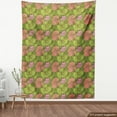 thumbnail image 4 of Colorful Fabric by the Yard, Vintage Floral Composition with Hand Drawn Style Blossoms Exotic Aged Foliage, Decorative Upholstery Fabric for Sofas and Home Accents, Multicolor by Ambesonne, 4 of 5