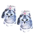 thumbnail image 1 of XZNGL Gants d'Hiver pour Enfants Gants d'Hiver Chauds pour Enfants Impression 3D Tricotée Kitty Gants Mignons pour Animaux de Compagnie Mode Gants d'Hiver Chauds pour Enfants, 1 of 6