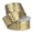 Gold on Gold, variant on 1.5" x 10 Yards Metallic Chevron Ribbon - Select from 4 Colors (Silver on Silver)