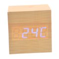 thumbnail image 3 of STRANDCHIC Bedside Alarm Clock 008-11 Light Yellow Imitation Saving Mode 1Pack, 3 of 3