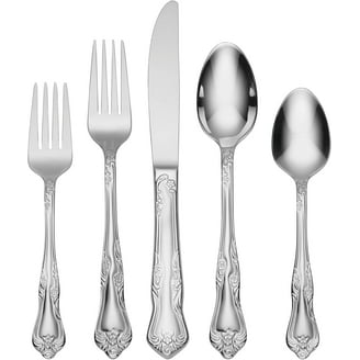 okappalover アクセサリーセット 23点 Oneida Azalea Flatware Set, 45-Piece, Mirror Finish, 18/0