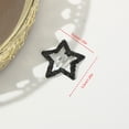 thumbnail image 5 of Yokua 10PCS Alloy Hairpins Glittering Star Snap Clip NonSlip Hair Style Accessories, 5 of 20