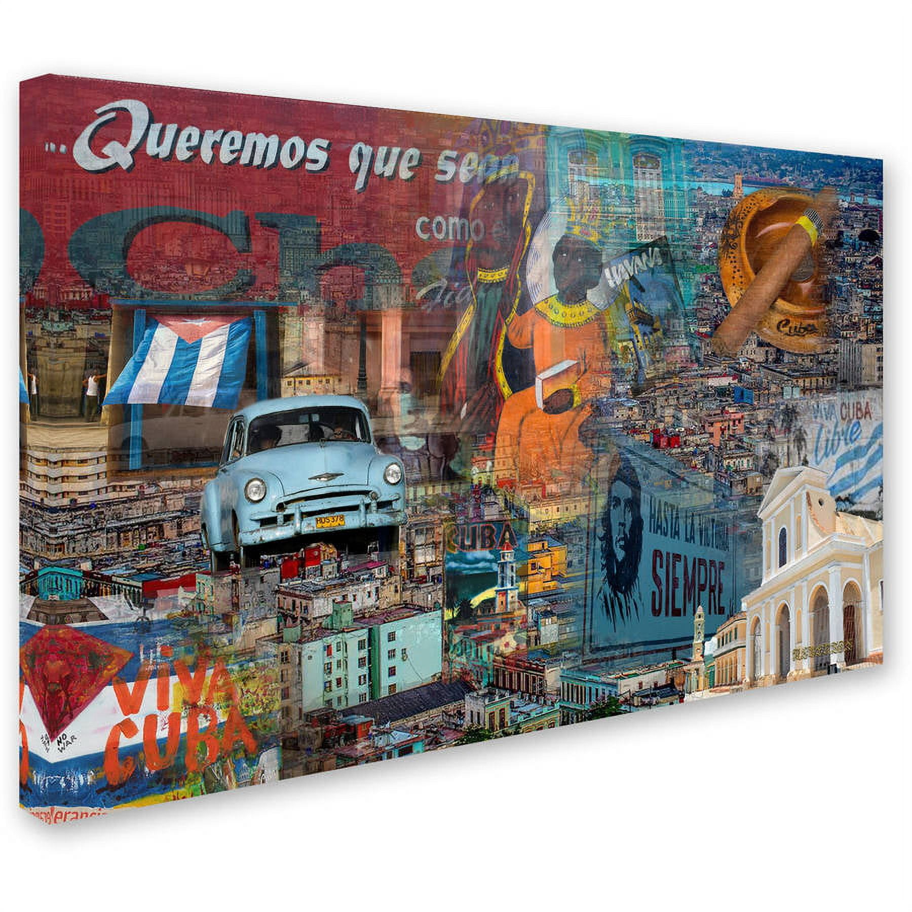 Trademark Fine Art "Viva Cuba" Canvas Art by Alberto Lopez