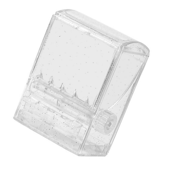 Rvaymup Toothpick Container Plastic Easy Access Toothpick Dispenser for Tabletop Decoration Transparent Tooth Pick Holder