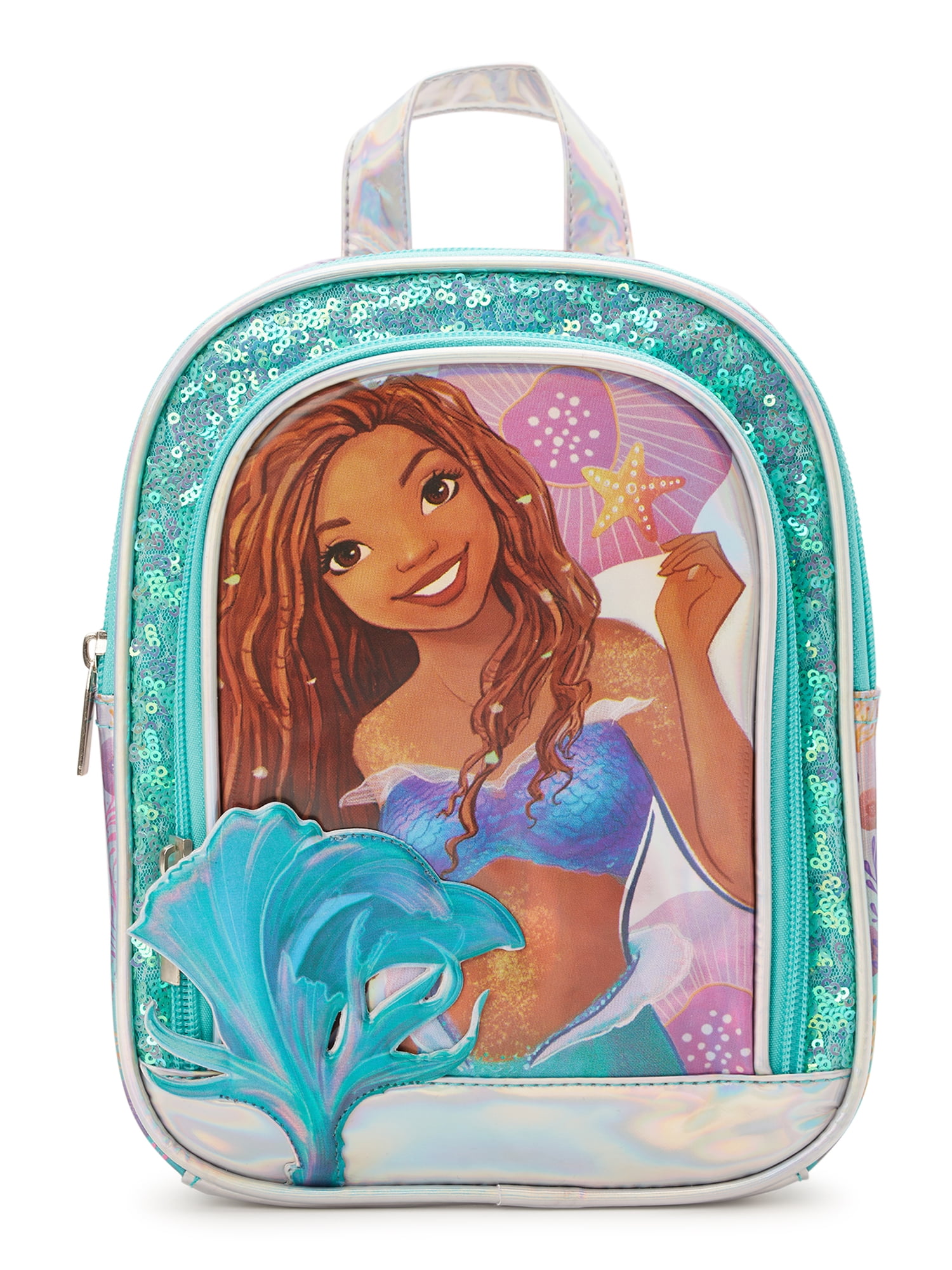 ariel sequin mini backpack by loungefly the little mermaid Disney Sequins Collection Mini-backpack, Amazon Exclusive this mini Loungefly Little Mermaid Sequin Backpack