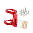 thumbnail image 4 of DYNWAVECA Adjustable Clamp Bike Front Bag Holder Adapter Folding Bike Front Mount Easy Installation Folding Bikes Fronts Rack Adapter Red, 4 of 10