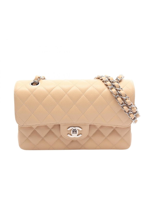 Pre-Owned Chanel Matelass Double Flap Shoulder Bag/Handbag, Caviar Leather (Grained...