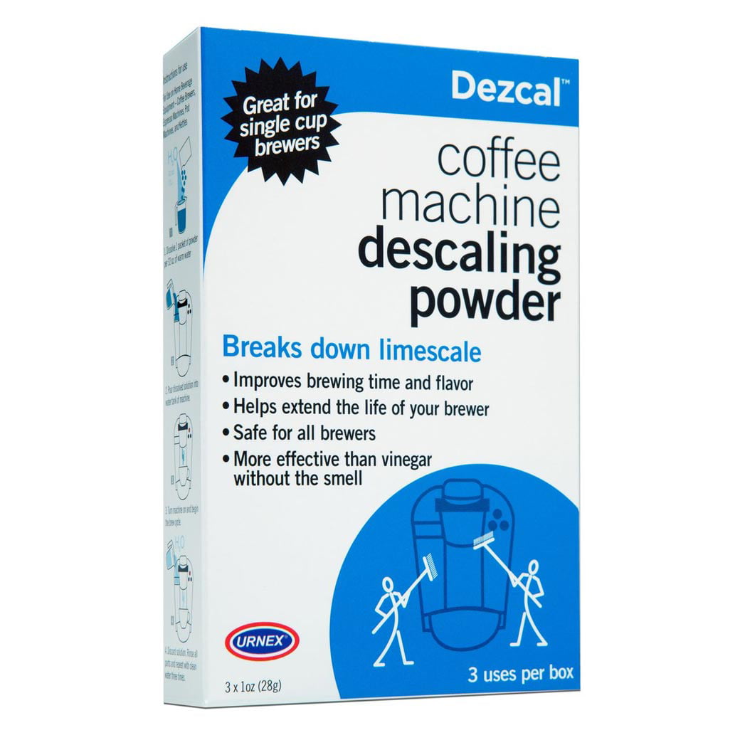 Urnex DEZCAL Coffee Maker & Espresso Descaler 10 packets Breville Senseo Melitta 