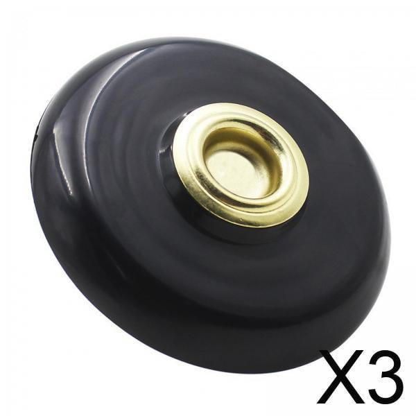 3 Alfombrillas Antideslizantes Para Violonchelo, Agarre Fuerte, Tapón Práctico Duradero, 3,70 Pulgadas De Diámetro, Color Negro