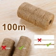 thumbnail image 4 of Desiderio 200M Cordel de Yute Natural + 200 Piezas Clips de Fotos de Madera Mini Pinzas de Madera Pinzas para Ropa Pinzas para Manualidades para Jardinería Artes Manualidades Papel Foto Manualidades, 4 of 5