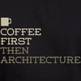 thumbnail image 3 of CafePress - Coffee Then Architecture Hoodie (Dark) - Pullover Hoodie, Classic, Comfortable Hooded Sweatshirt, 3 of 4