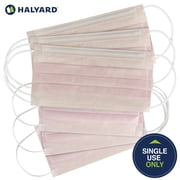 HALYARD Pink Level 1 Procedure Mask with Earloops, 57578 (Box of 50)