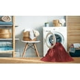 thumbnail image 2 of Ahgly Company Tapis Rond Lavable en Machine Intérieur Transitionnel Rouge Tomate, 3 Pieds Rond, 2 of 7