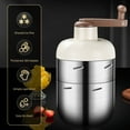 thumbnail image 3 of Manual 304 Stainless Steel Ice Crusher with Detachable Design, Extended Handle & 420 Sharp Steel Blades - Built-in Spring Ice Press for Homemade Fluffy Shaved Ice, Milkshakes & Slushies - Portable, 3 of 6