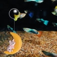 thumbnail image 3 of Jiibva Floating Fish Tank Decoration Moon Animal Aquarium Decoration Cute Betta Fish Toys Fish Tank Landscape Accessories, 3 of 7