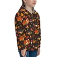 thumbnail image 5 of Kdxio Autumn Hedgehog and Fox Cute Pattern Kids Boys Girls Zip Up Hoodie 3D Printed Hooded Sweatshirt Hoody Coat with Pocket 7-12 Y-Small, 5 of 6