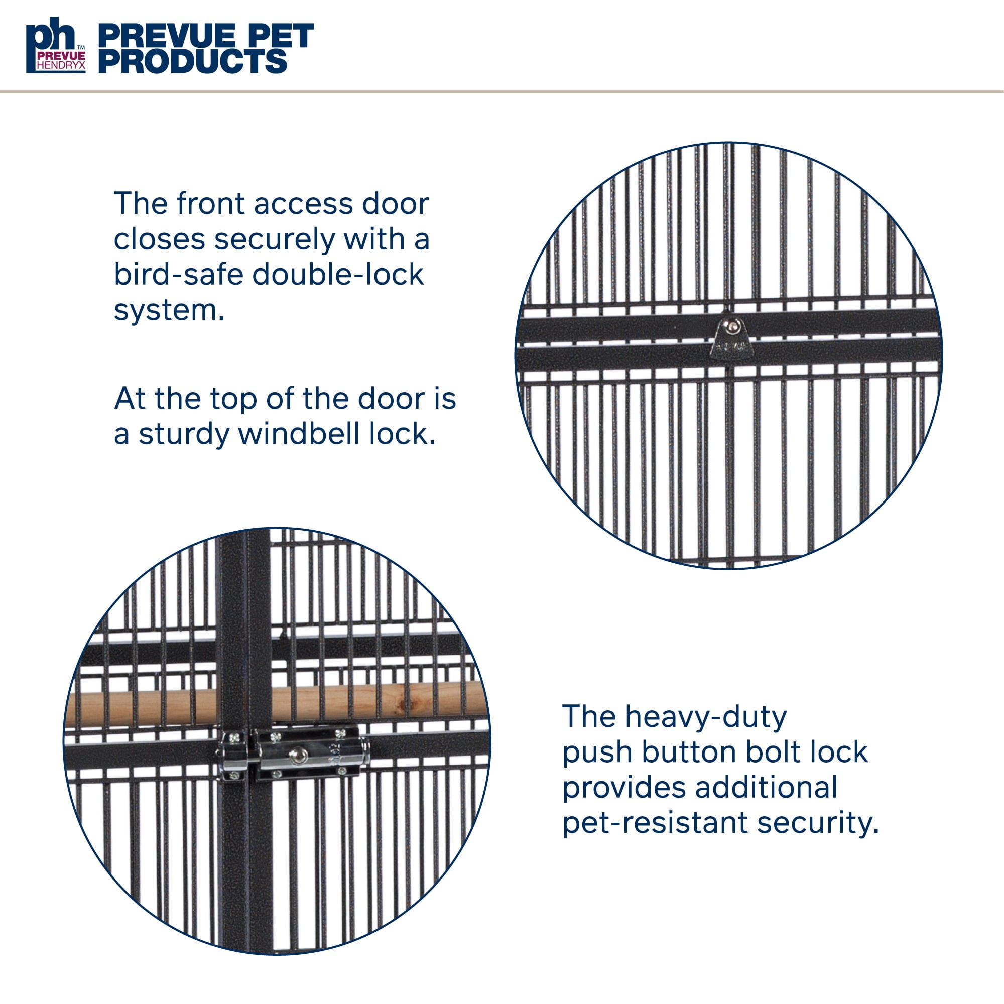 Prevue Pet Products Signature Select Series Wrought Iron Bird Cage Black Hammertone