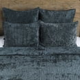 thumbnail image 2 of Lipa 96 x 108 Handmade King Size Quilt with Polyfill, Textured, Bay Green, 2 of 5