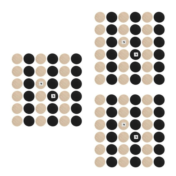 UPGRATOR Wood Chess Pieces 180 Pcs For Game Enthusiasts Travel Versatile Usage