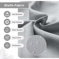 thumbnail image 2 of Aoodor 4-Piece Outdoor Chair Cushions 45 x 22 x 4 Inch Patio Furniture Seat Cushion - Light Gray, 2 of 10