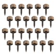thumbnail image 4 of Copper Decorative Self Tapping Screws with Caps for Furniture and Fixture Enhancement – Durable, Elegant Mirror Fixing Fasteners, 24 pcs, 4 of 5