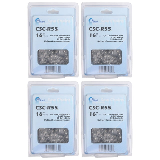 4 Pack 16-Inch Chainsaw Chain Replacement for Stihl - Compatible with Stihl Ms 170, Ms180c, 017, Ms 192 T, Ms 171, E 140