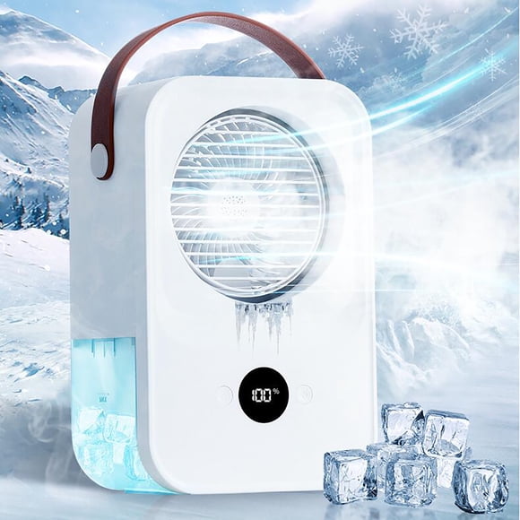 Kieccall Air Conditioner Fan Cooling Air Fan Desktop Air Cooler for Home Office Bedroom Efficient Cooling