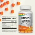 thumbnail image 3 of Solaray Turmeric Gummies w/ Ginger | Vegan, Gluten Free | 30 Serv, 60 Ct, 3 of 8