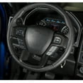 thumbnail image 3 of CheroCar Steering Wheel Trim Cover for Ford F150 2015-2020 Carbon Fiber Black, 3 of 7