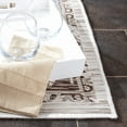 thumbnail image 5 of SAFAVIEH Sunrise Joanna Floral Reversible Indoor/Outdoor Area Rug, Grey/Beige Black, 4' x 5'7", 5 of 9