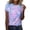 Light Purple, variant on Womens Plus Size Short Sleeve Graphic Tees Causal Sparkle Fish-Scale Printed Tshirts Summer Loose Fit Crew Neck Tops Shirts Multicolour1 S