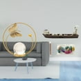 thumbnail image 2 of Escultura De Calavera De Cristal Con Forma De Barco, Figura De Metal, Adorno De Escritorio, Soporte Para Quemador De Incienso, Soporte Para Pasillo, Chimenea, Dormitorio, Sala De Estar,, 2 of 8