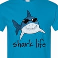 thumbnail image 4 of Inktastic Shark Life Fun Shark with Sunglasses T-Shirt, 4 of 5