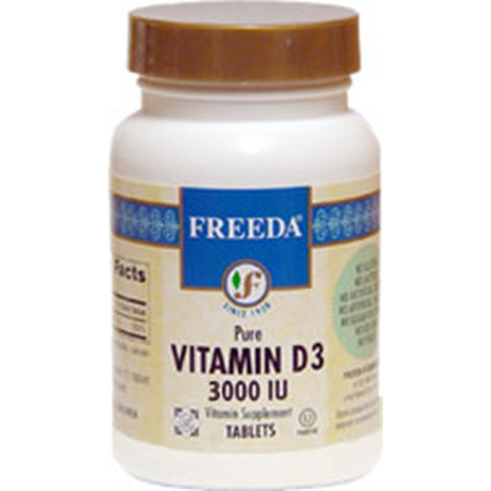 Freeda Kosher Vitamin D3 3000 IU 100 Tablets