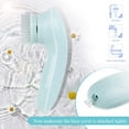 thumbnail image 3 of Facial Brush, Rechargeable Electric Rotating Face Scrubber, Electrical Facial Brush With 3 Heads Minimize Pores + Help Get Rid of Acne and Blackheads，blue, 3 of 7
