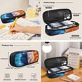 thumbnail image 5 of Jeiento Fire Ice Wolf Backpack and Lunch Box Set for Kids Boys Water Resistant Large Capacity 4Pcs School Bag Set with Pencil Case Bookmarks 17 Inch School Backpack for Elementary, 5 of 7