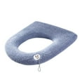 thumbnail image 2 of Portable Thickened Toilet Seat Cover Universal Fit For All Seasons Easy Grip Handle Home Use Toilet Mat Easy To Use, 2 of 6