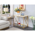 thumbnail image 2 of Convenience Concepts St. Andrews Console Table in Gold Metal Frame, 2 of 7