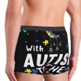 thumbnail image 4 of KLL I Love With Autism To The Moon And Back Men's Cotton Boxer Briefs Underwear-XX-Large, 4 of 7