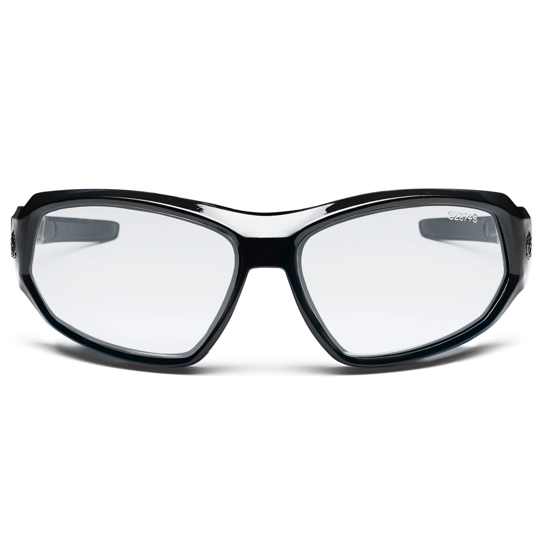 Ergodyne Skullerz Loki Safety Glasses/ Goggles- Black Fame, Clear Lens