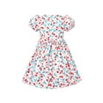 thumbnail image 2 of Girls Dress Cotton Petal Collar Strawberry Embroidery Vintage 10 Years, 2 of 6