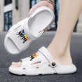 thumbnail image 3 of Men's Beach Slippers with Soft Low Arch Support Comfortable Thick Sole Anti Slip Easy To Clean, 3 of 5