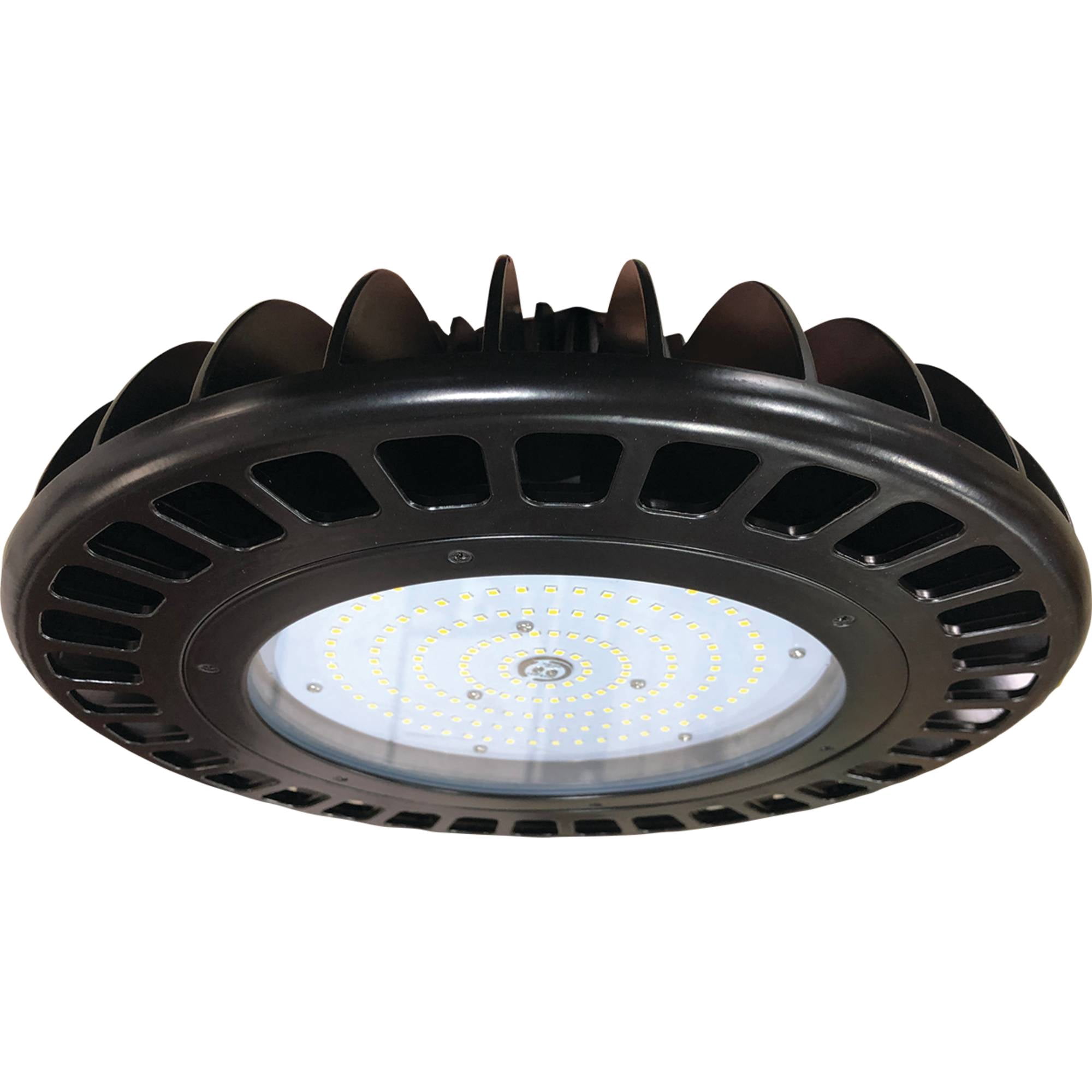 LED High Bay Light 150W 20250 Lumens Compatible with Warehouses Barns Shops Garages Factories Commercial Industrial 5700K Pure White 110-277V Flood 110 Degree Beam UL Approved