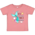 thumbnail image 3 of Inktastic Be a Mermaid Make a Splash Blue Mermaid Tail Boys or Girls Baby T-Shirt, 3 of 5