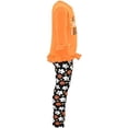 thumbnail image 5 of Girls 2 Piece Miss Boo-Tiful Leggings Set Halloween Outfit (12Y, Orange), 5 of 5