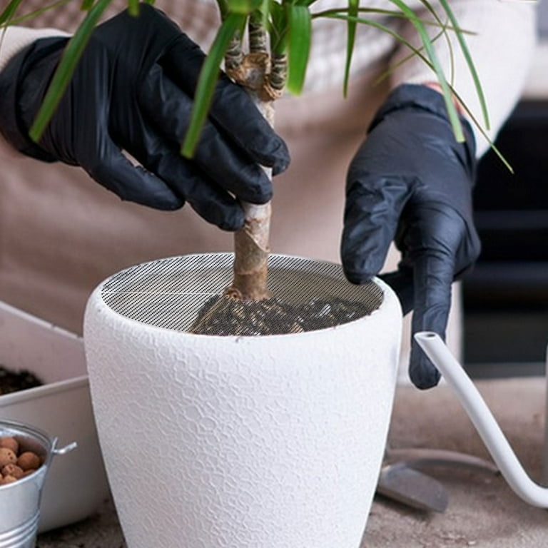 6PCS Plant Pot Cover Cuttable, Flower Pot Soil Cover Protectors for Indoor  Plants Plant Protectors from Animals Cuttable Plant Soil Cover for Outdoor  ...