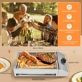 thumbnail image 6 of Electric Indoor outdoor Grill Portable Smokeless Non-Stick Cooking BBQ Griddle, 6 of 15