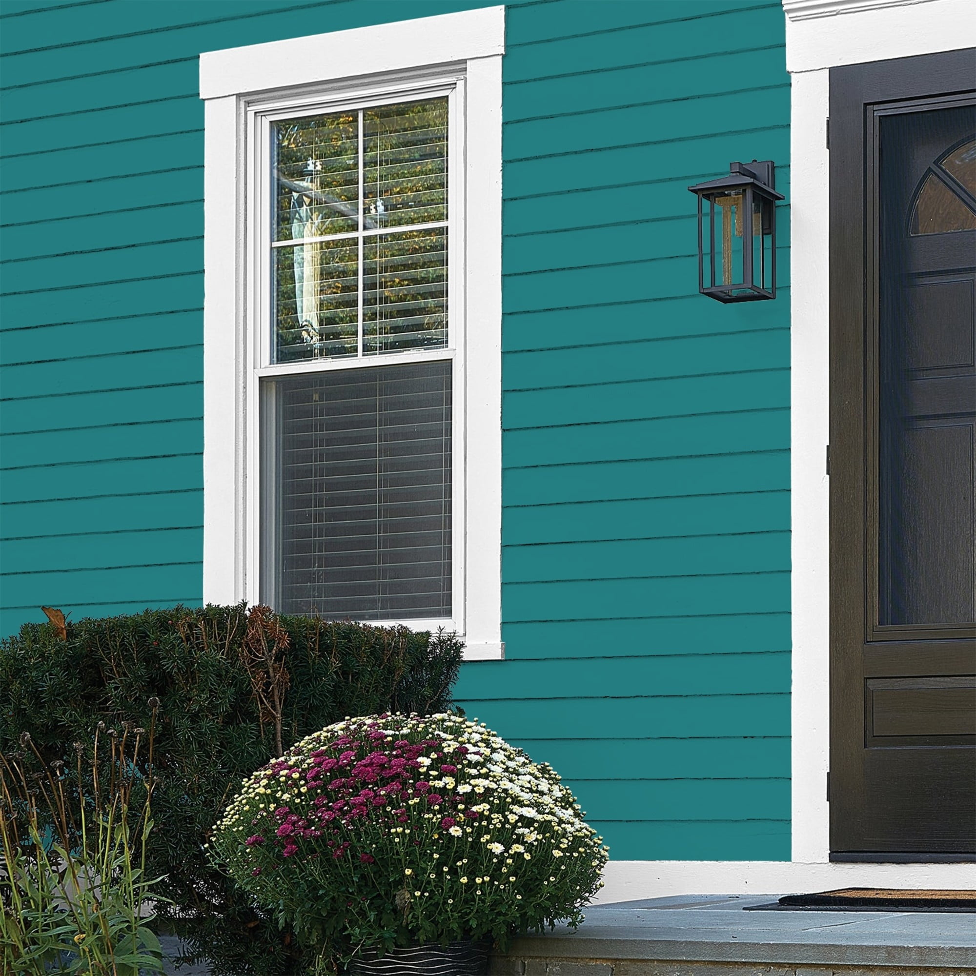 Glidden High Endurance Plus Jade Jewel Flat Exterior Paint and Primer, 1 Gallon