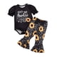 thumbnail image 2 of Conjunto de ropa de verano para niña, conjunto de ropa para niña, camisetas, tops y pantalones acampanados 12 a 18 meses, 2 of 9